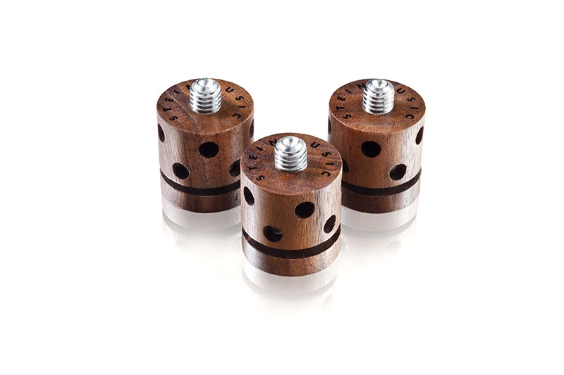 SteinMusic Super Naturals +30mm (M8 4er Set) - Gerätefüße für Komponenten und Lautsprecher