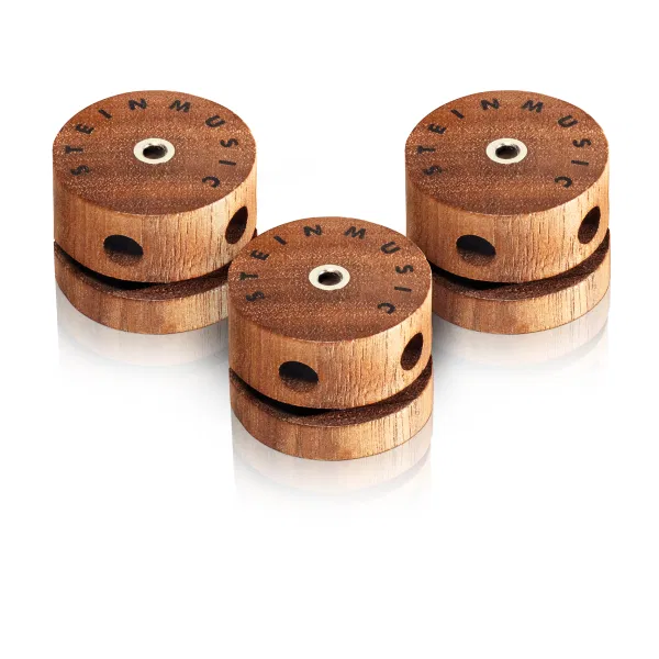 SteinMusic  Super Naturals Basic - Gerätefüße für Komponenten und Lautsprecher 3er Set