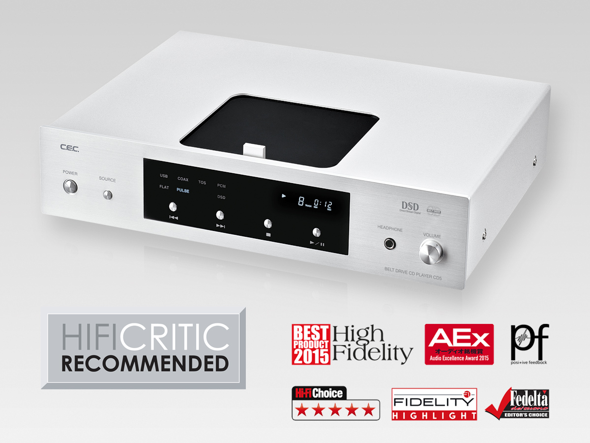 C.E.C. CD 5 Riemengetriebener CD-Spieler